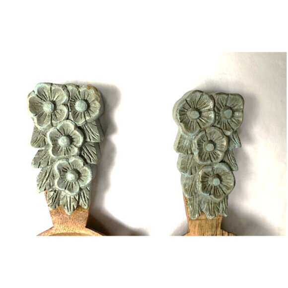 Olive Wood Salad Bowl Set by Richard Harwood - Picture 5 of 11